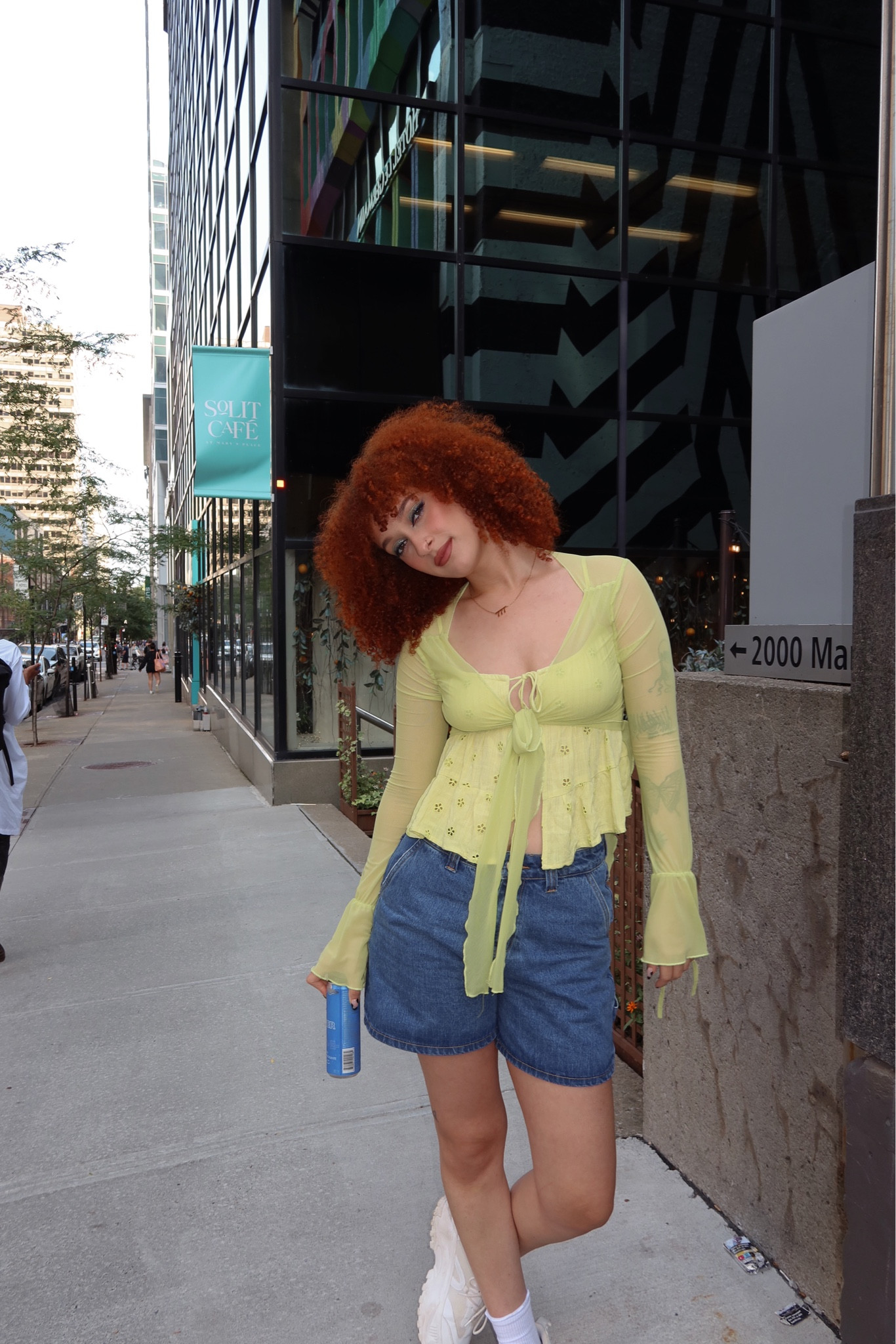 One thing about me is I love a baggy jean short!! These Jean shorts are so comfortable (size 8) and this green tank top is also so comfortable but also cute! (Size small). The sheer fee end overlay I have on is from SHEIN but I no longer shop with them which is why I didn’t link it. 

#LTKU #LTKFind #LTKstyletip