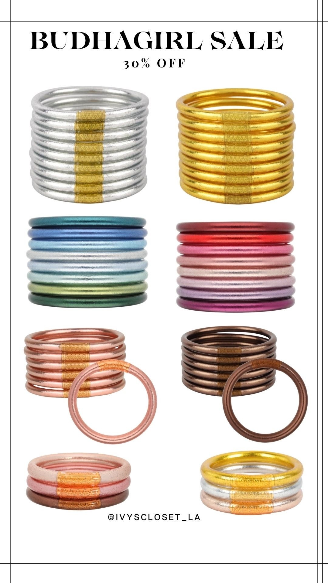 Budhagirl bangle sale! 30% off

#LTKSaleAlert #LTKSeasonal #LTKselfcare