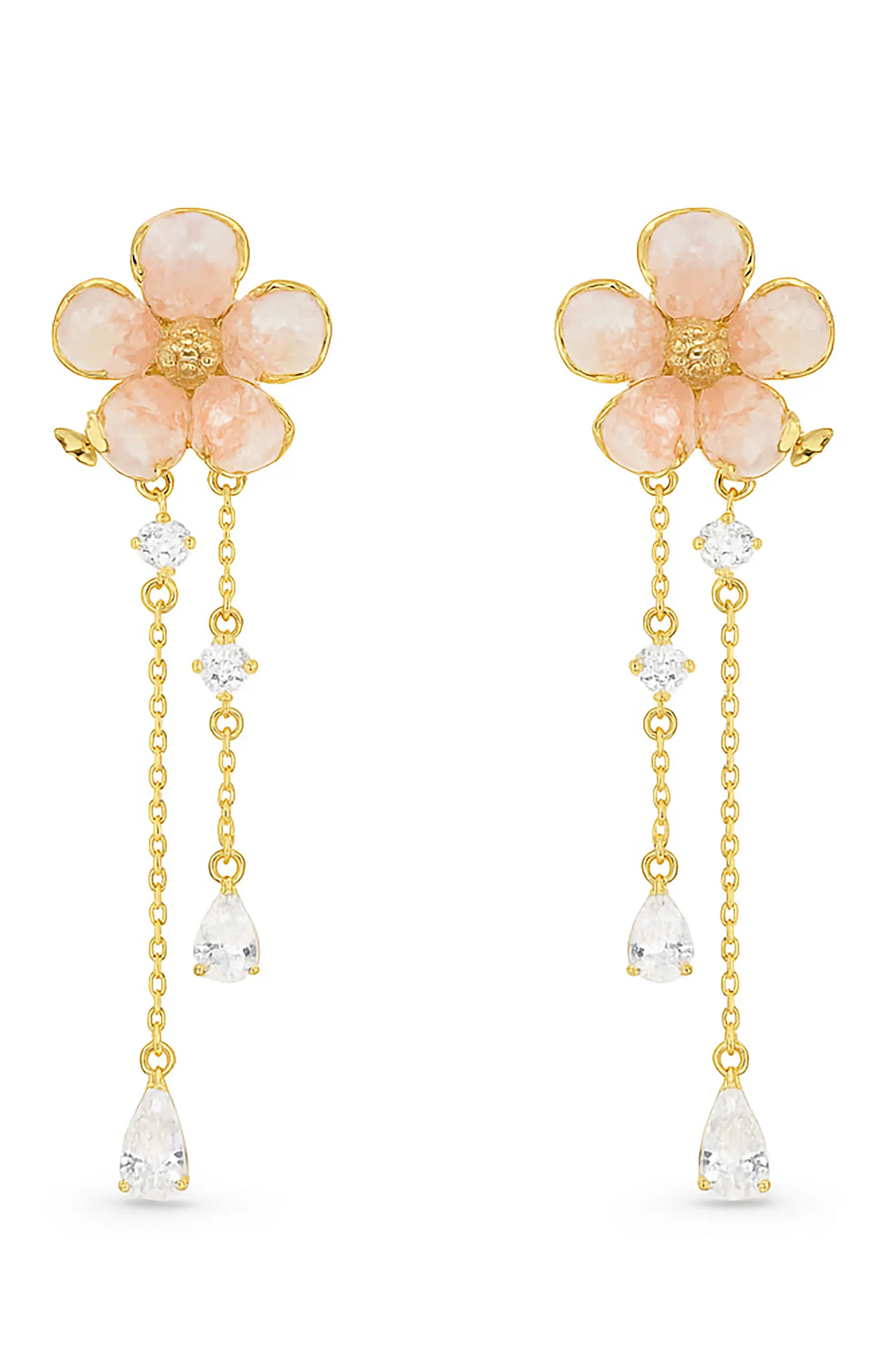 Peach Blossom Drop Earrings | Nordstrom