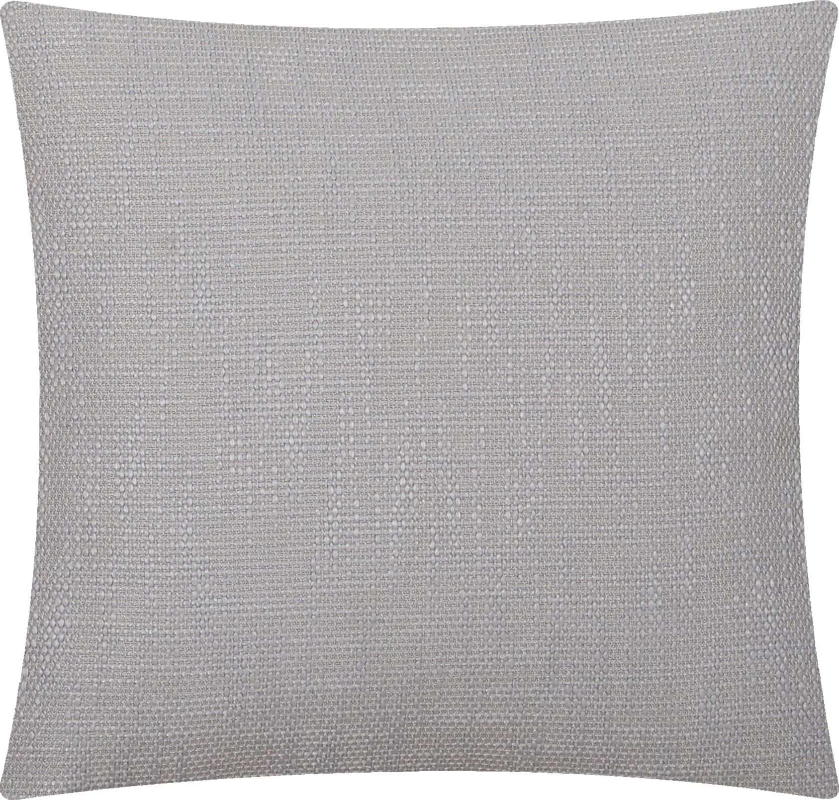 Mainstays Solid Texture Polyester Square Decorative Throw Pillow, 18"×18", Grey | Walmart (US)