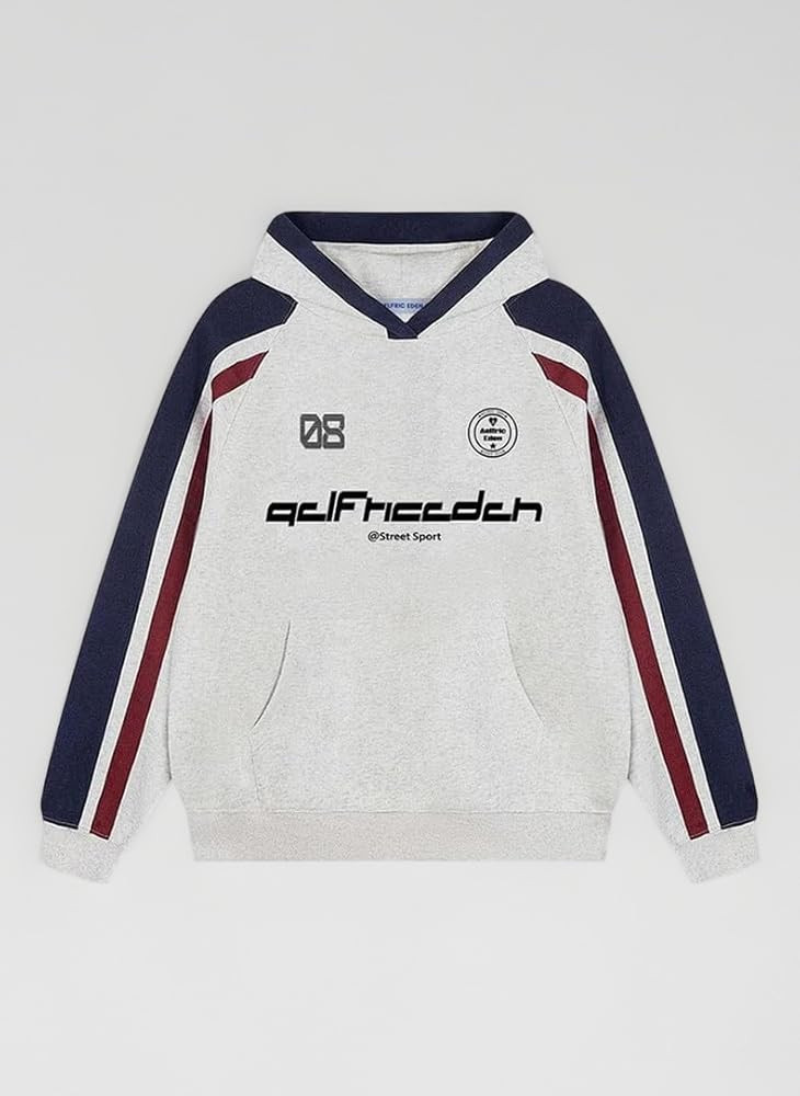 Aelfric Eden Unisex Oversized Hoodies Women's Hoodie Vintage Graphic Sweatshirt with Pockets Autu... | Amazon (UK)