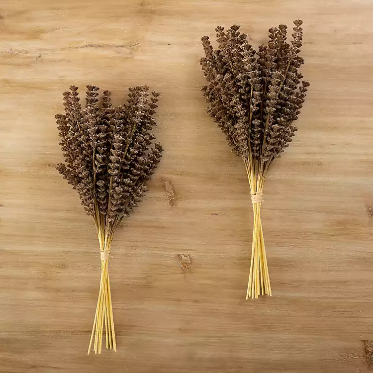 Brown Heather Wheat Bundles, Set of 2 | Kirkland's Home