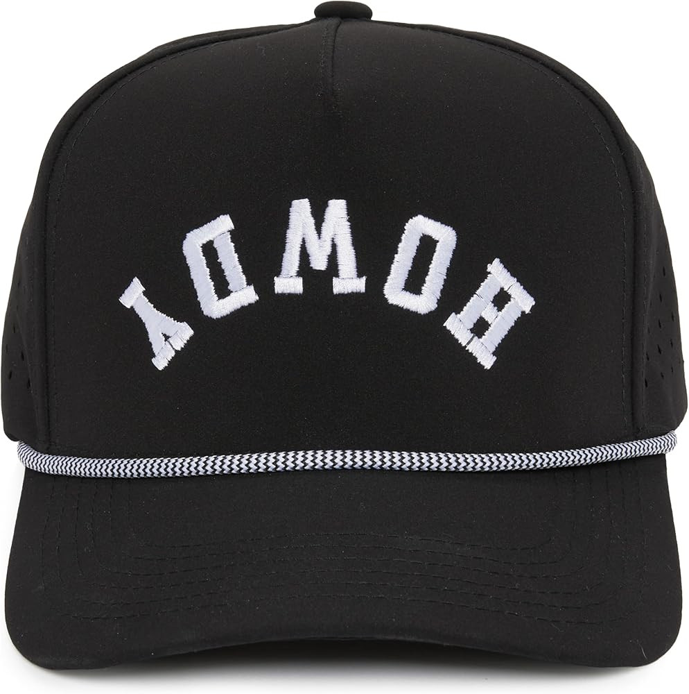 Funky Junque Performance Waterproof Golf Rope Hat – Cool Breathable Workout 5 Panel Snapback Ca... | Amazon (US)