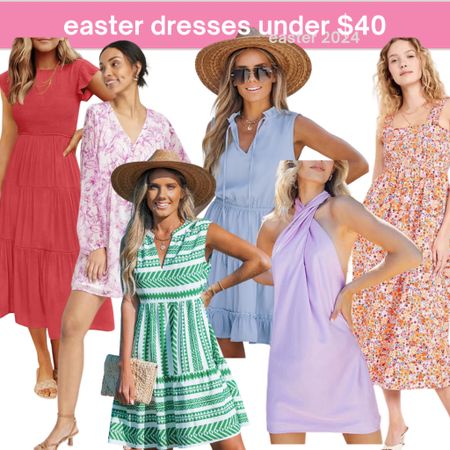 Easter dresses. Easter and spring dresses. Spring dresses. Bright colored dresses. Cute spring clothes. Cute spring outfits  

#LTKSpringSale #LTKfindsunder50 #LTKSeasonal