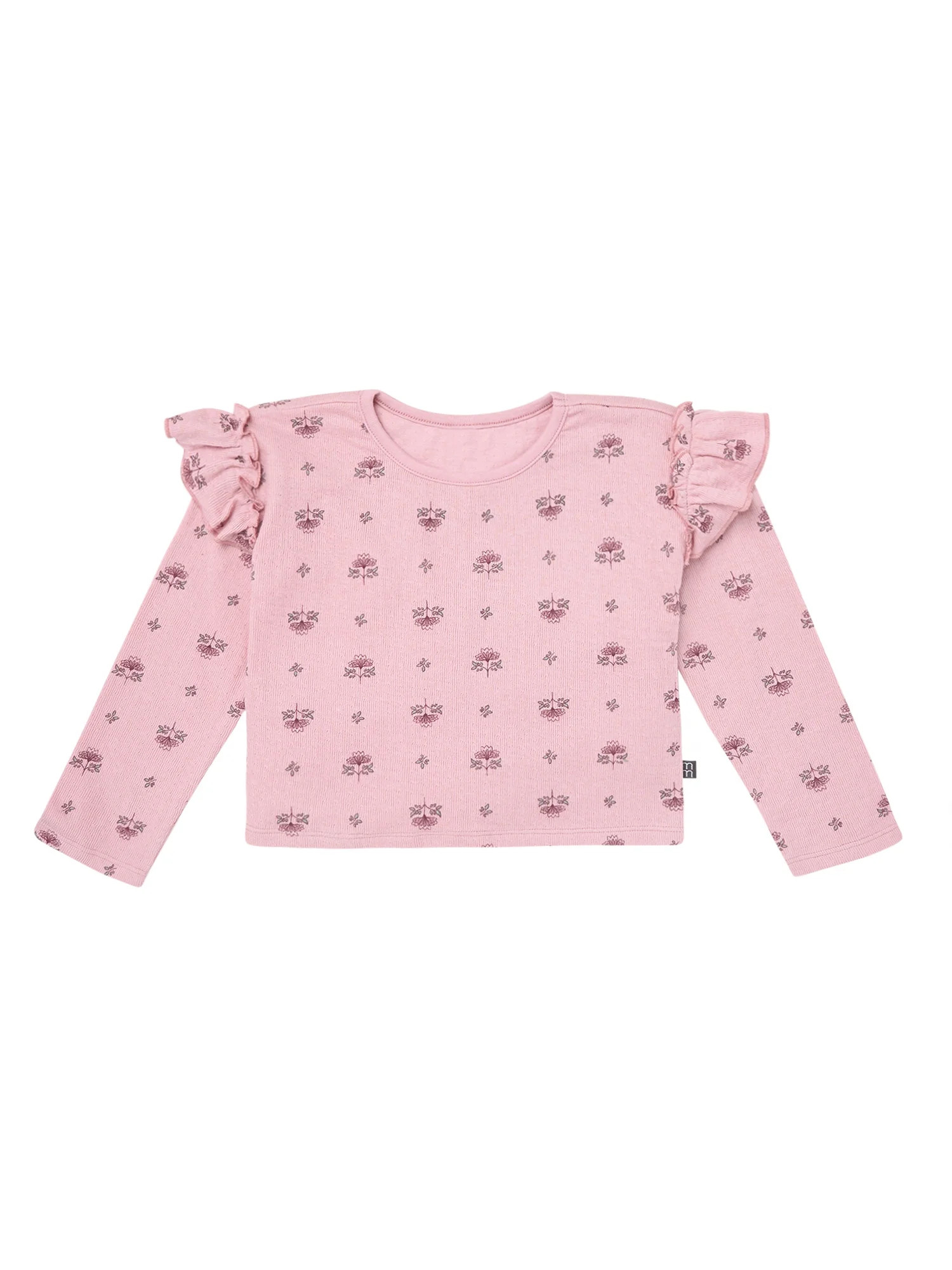 Modern Moments by Gerber Ruffle Sleeve Top, Sizes 12 Months - 5T | Walmart (US)