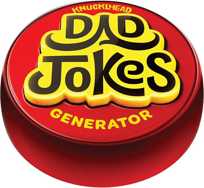 Knucklhead Dad Jokes Button - Father's Gift - Features 50+ Funny Dads Joke - Gift for Fathers Bir... | Amazon (US)