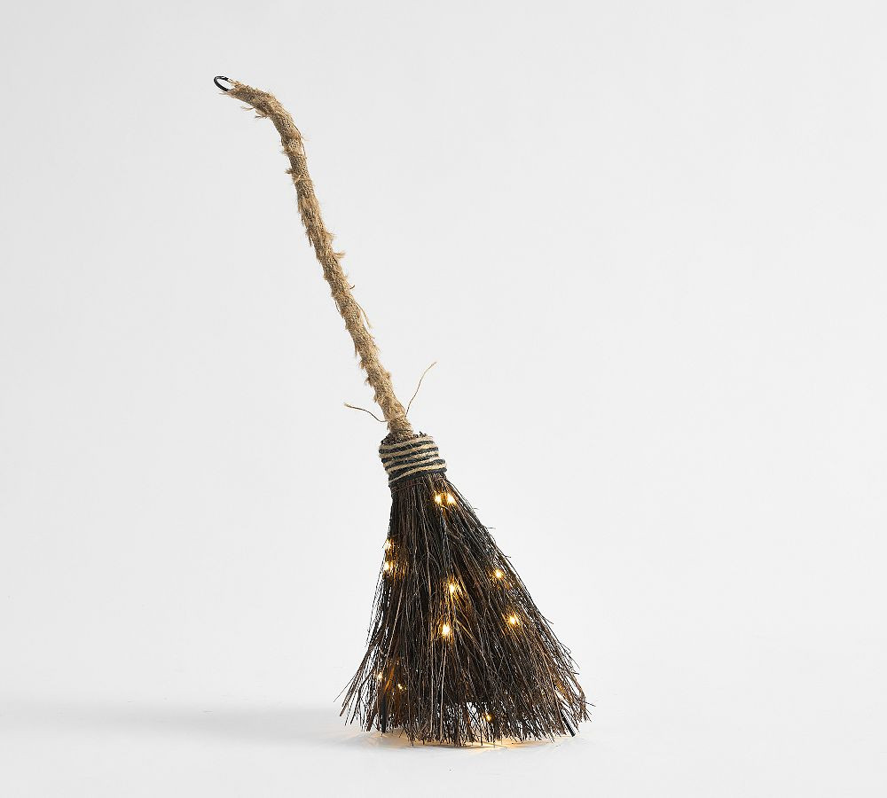 Lit Mini Witches Broom | Pottery Barn (US)