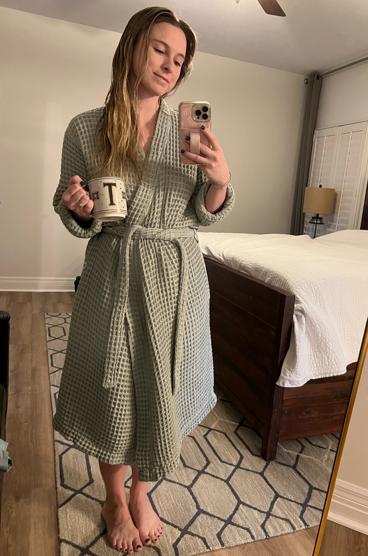 This robe is such a staple and is perfect for winter and summer, not too heavy or too lightweight. I am obsessed with the Aloe color and the material is perfection. 

#LTKGiftGuide #LTKhome #LTKFind