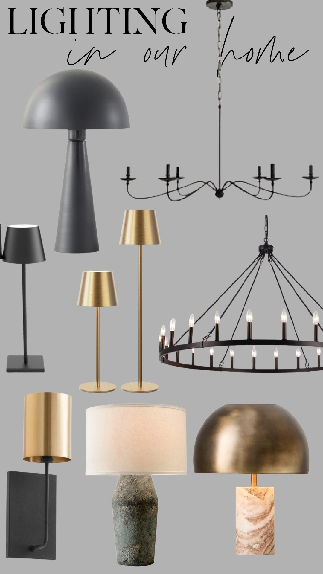 Lighting makes the house ✨
From statement chandeliers to sculptural table and floor lamps, these are the lighting pieces that bring warmth, scale, and that elevated, lived-in feel to our home. Mixing metals, textures, and silhouettes is my go-to for creating cozy layers that still feel timeless. Tap to shop all of our lighting favorites in one place.

#LTKFindsUnder100 #LTKHome