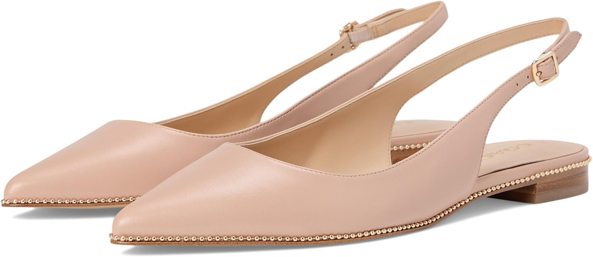 Coach Women's Claire Skimmer Ballet Flat, Pale Blush, 10 | Amazon (US)