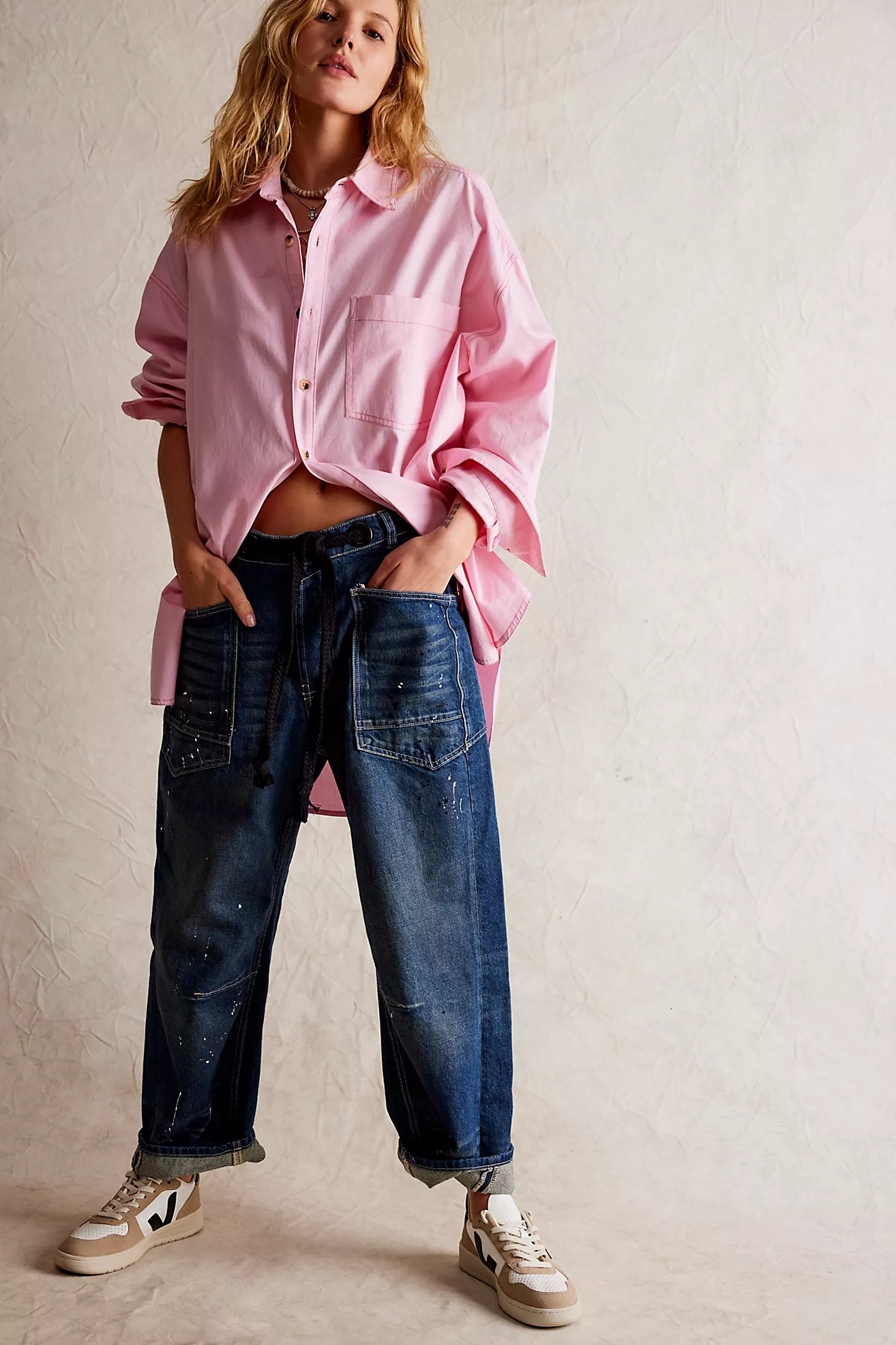 We The Free Moxie Pull-On Barrel Jeans | Free People (Global - UK&FR Excluded)