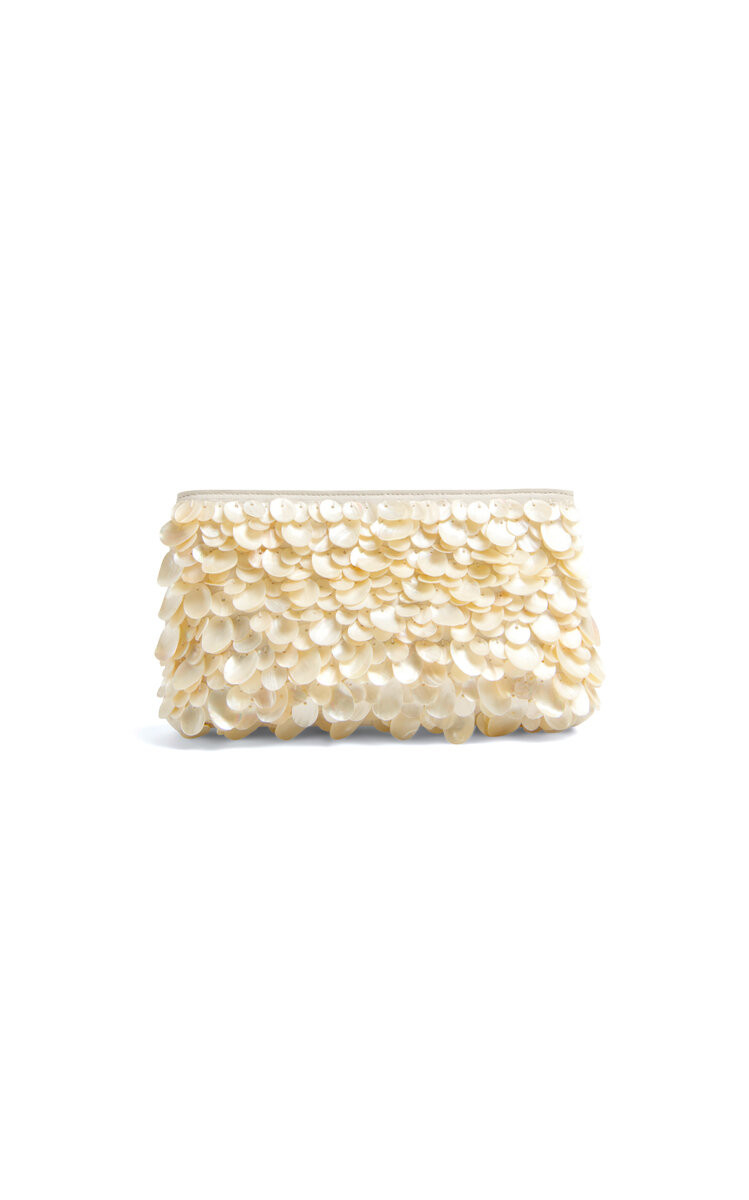 Reese Beaded Shell Clutch | Moda Operandi (Global)