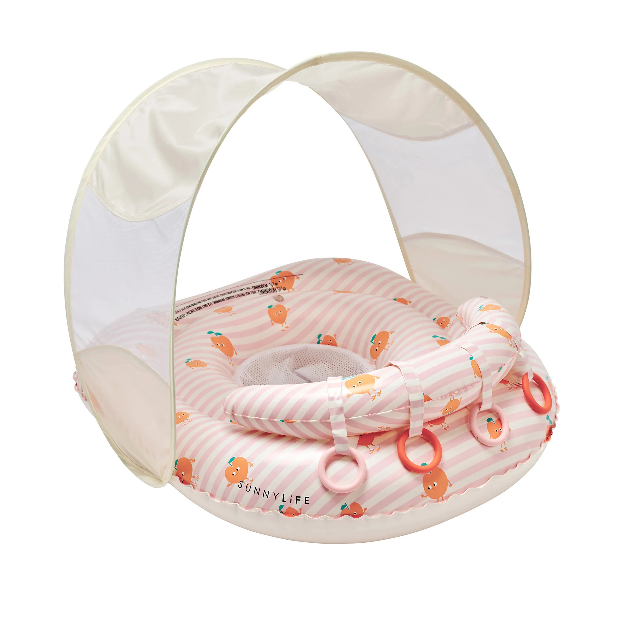 Interactive Baby Float - Poppy the Peach Pink Stripe | SUNNYLIFE US