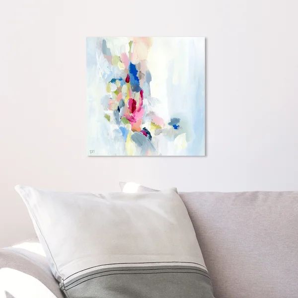 Abstract Mi Alegria Paint - Wrapped Canvas Graphic Art Print | Wayfair North America