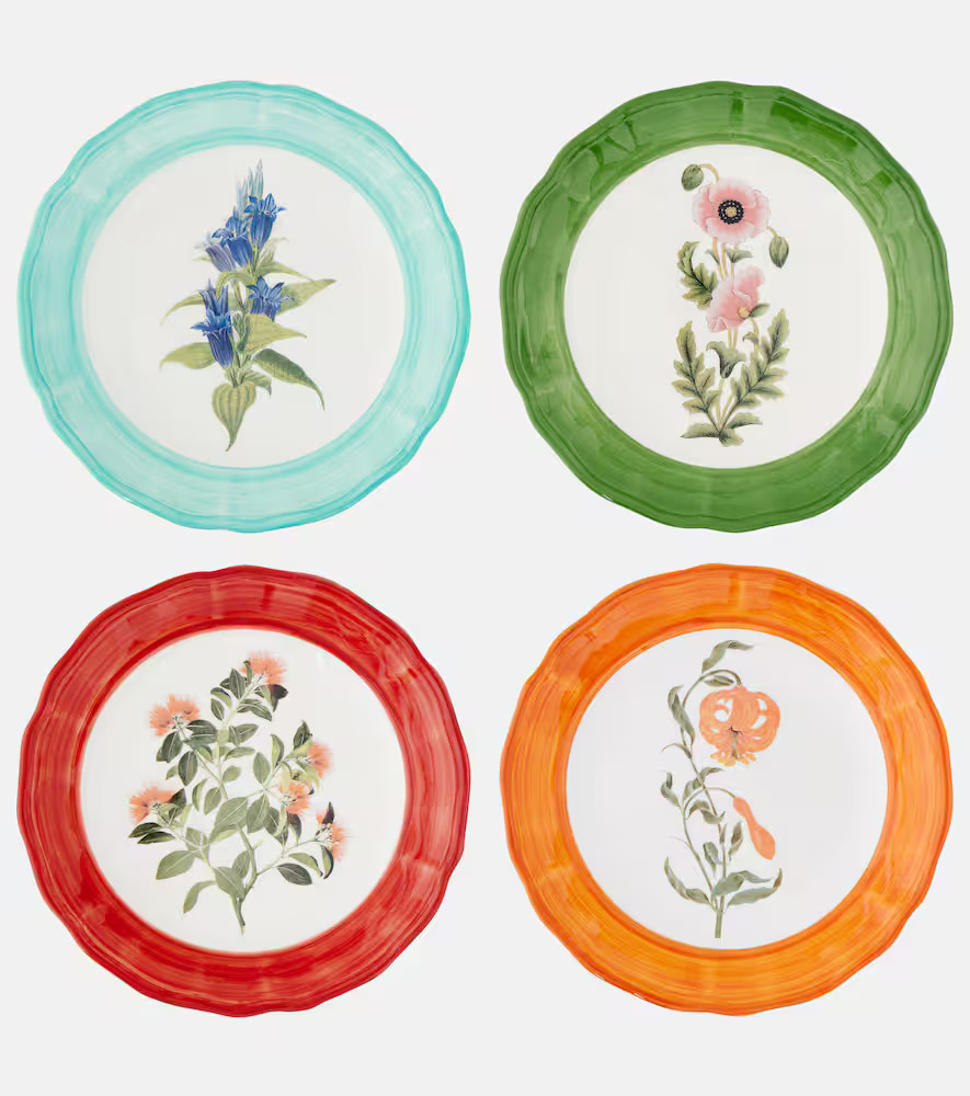 Les-Ottomans A Garden For The Sultan set of 4 plates | Mytheresa (INTL)