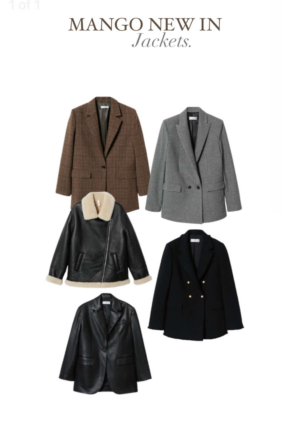 Jackets. 

#LTKstyletip #LTKSeasonal #LTKunder50