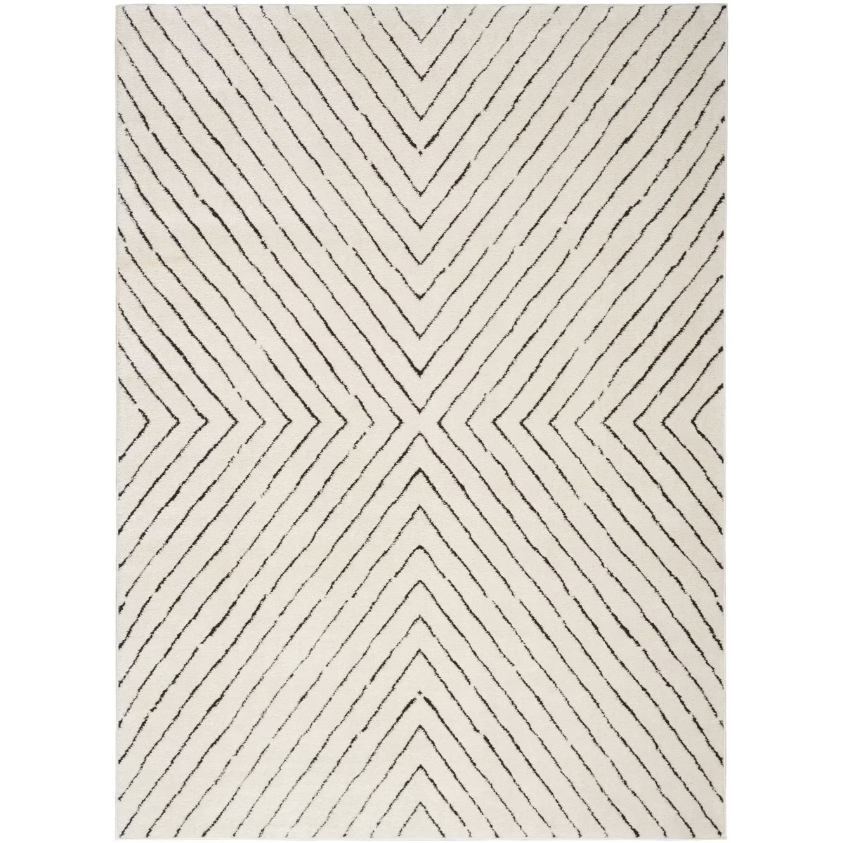 Nourison Cozy Modern Scandinavian Indoor Area Rug | Target