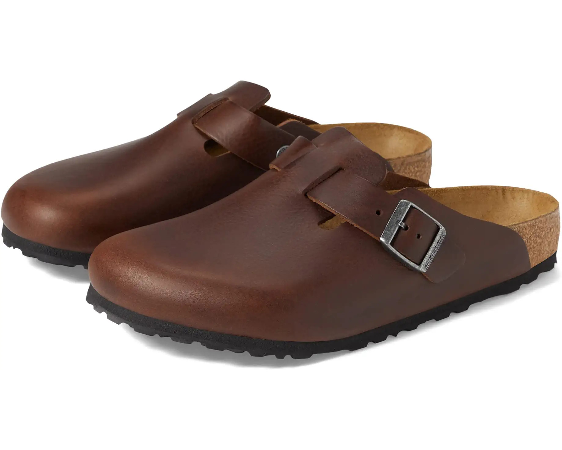 Birkenstock Boston Grip - Leather (Unisex) | Zappos