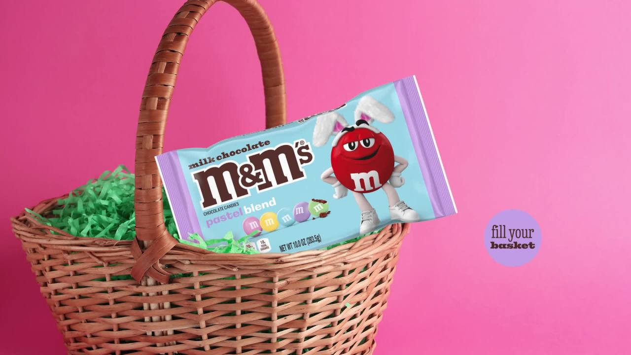 M&M's Milk Chocolate Pastel Blend Easter Candy - 10 oz Bag | Walmart (US)