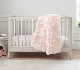 Monique Lhuillier Rosette Baby Bedding | Pottery Barn Kids