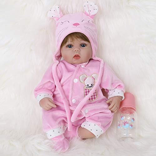 ENADOLL Reborn Baby Doll Realistic Silicone Vinyl Pink Mouse Baby 16 inch Weighted Soft Body Life... | Amazon (US)
