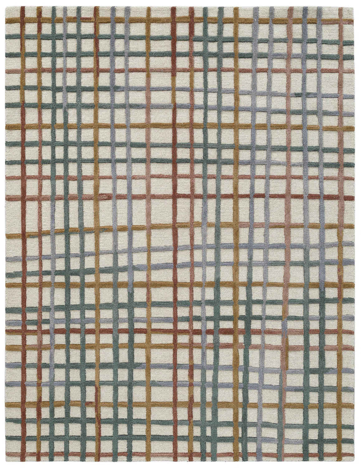 Polychrome Rug: Modernist Hand Tufted Rug in Multi | AllModern