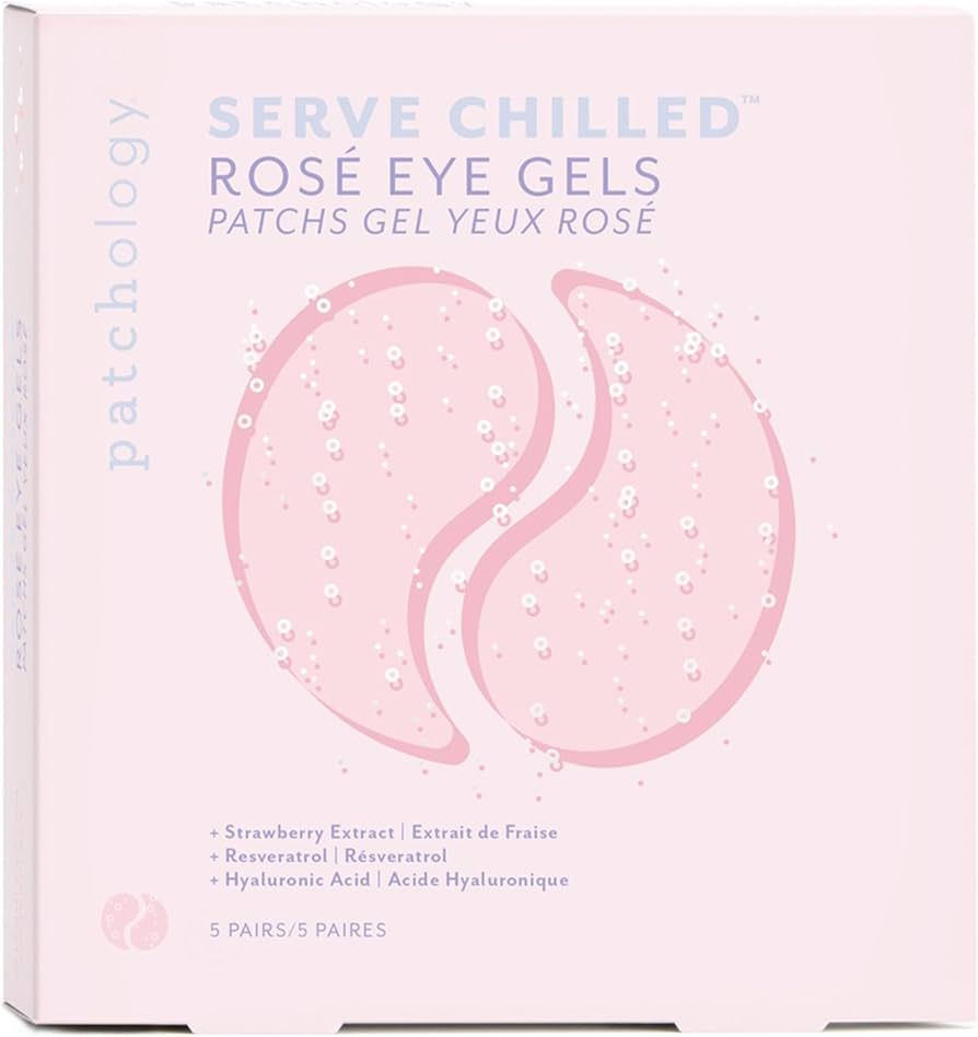 Patchology Serve Chilled Rosé Hydrating Under Eye Patches for Dark Circles, Beauty & Personal Ca... | Amazon (US)