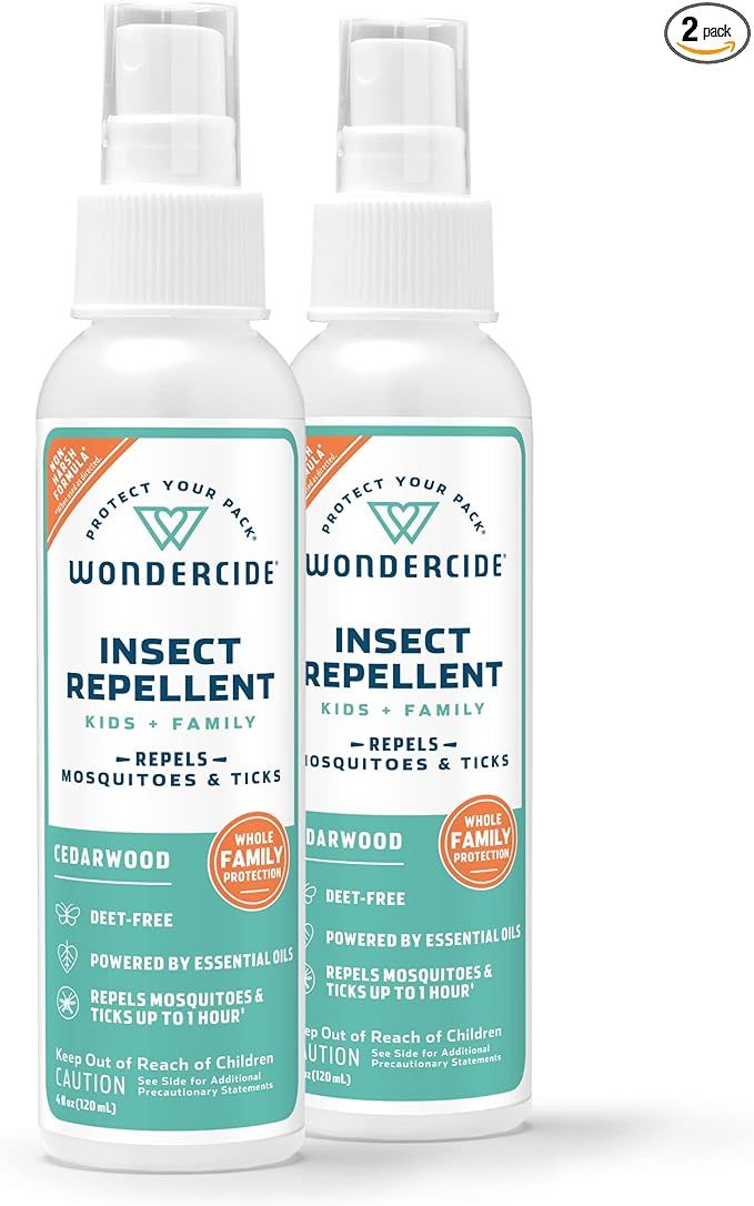 Wondercide - Mosquito, Tick, Fly, and Insect Repellent with Natural Essential Oils - DEET-Free Pl... | Amazon (US)