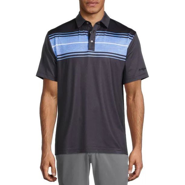 Ben Hogan Men's Performance Short Sleeve Printed Golf Polo Shirt | Walmart (US)