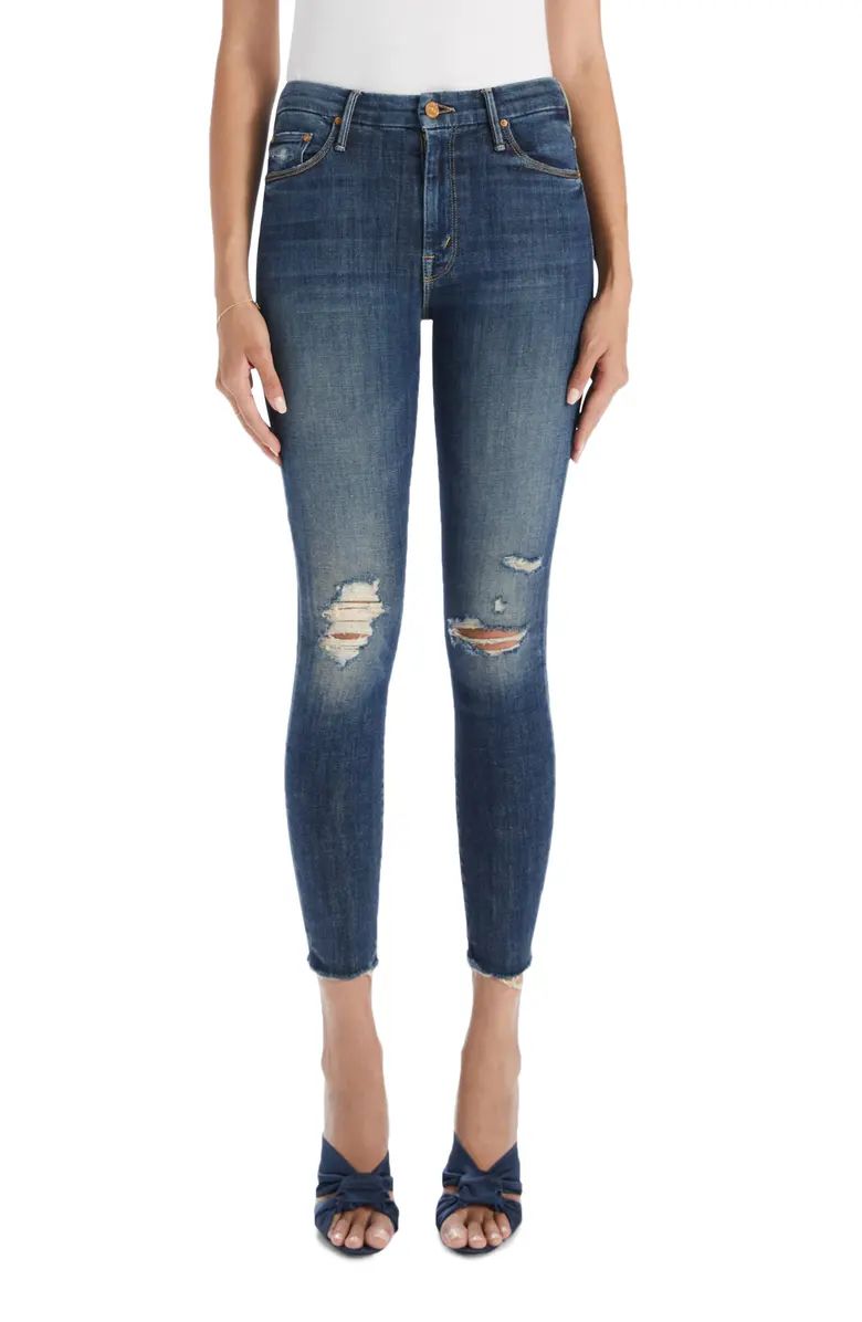 The Looker Ripped High Waist Ankle Skinny Jeans | Nordstrom | Nordstrom