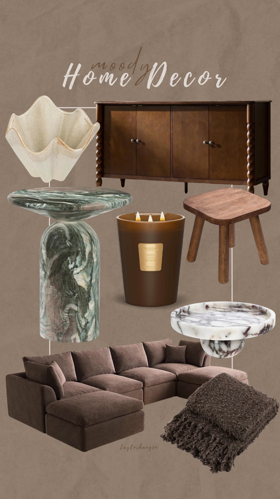 Moody Amazon home decor #couch #homedecor #brownaccents #sidetable #credenza #homefurniture

#LTKHome