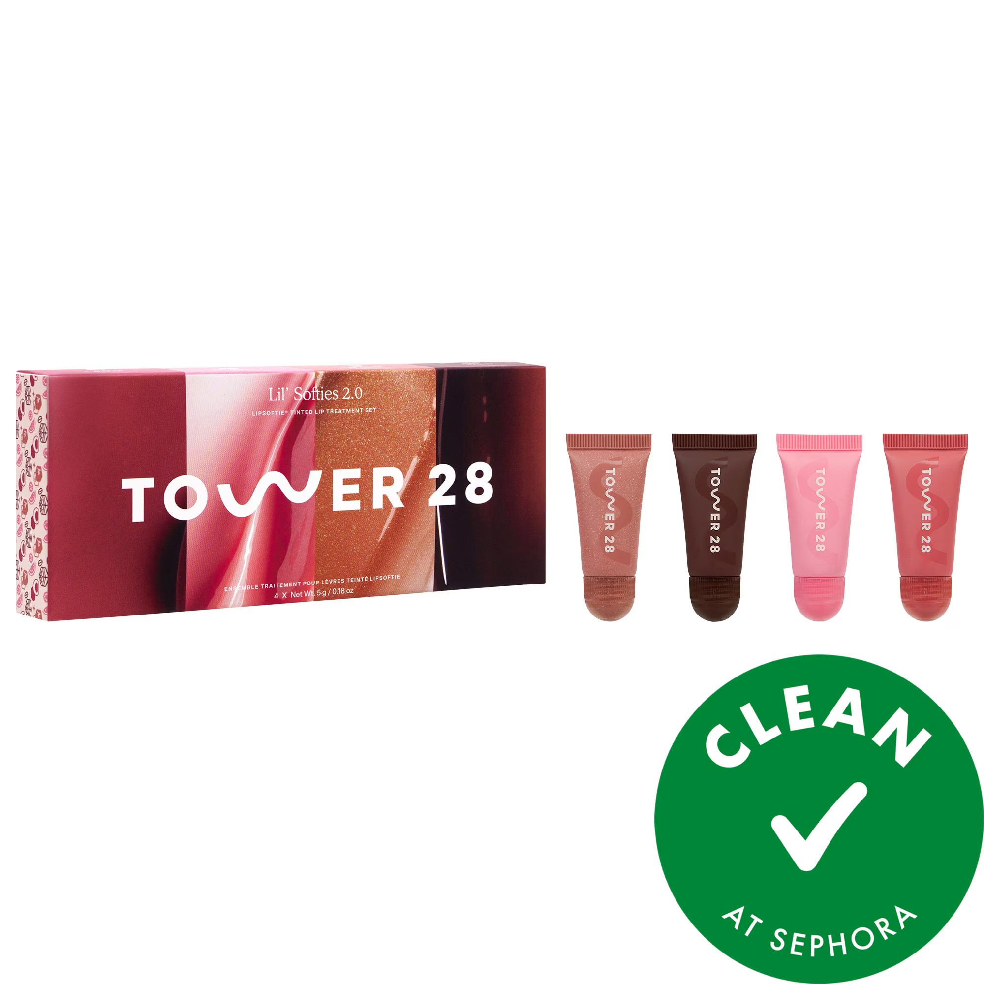 Tower 28 Beauty Mini Lil' Softies LipSoftie Lip Treatment Set 0.17 oz/4.8 g | Sephora (US)