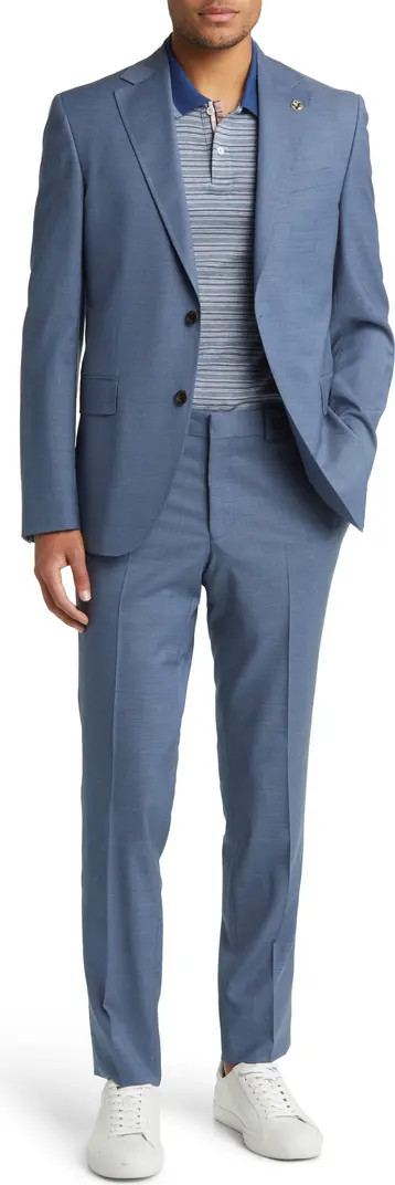 Ted Baker London Ralph Extraslim Fit Solid Stretch Wool Suit | Nordstrom | Nordstrom