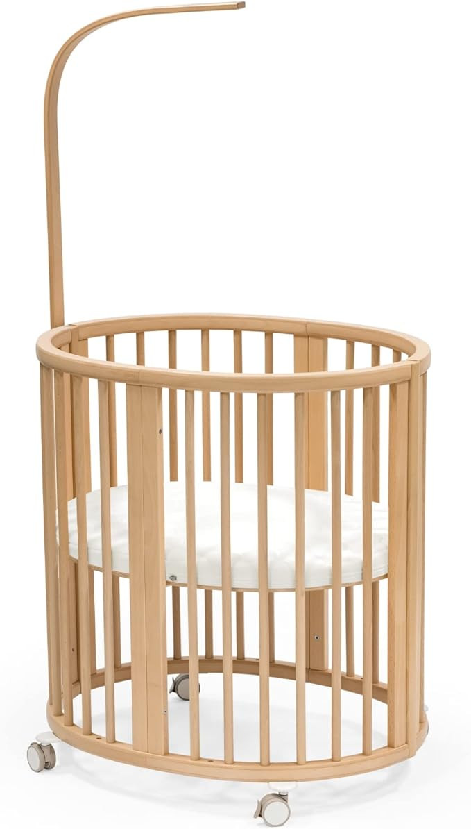 Stokke Sleepi Mini Bundle, Natural - Includes Crib/Bed, Mattress & Drape Rod - Suitable for Ages ... | Amazon (US)