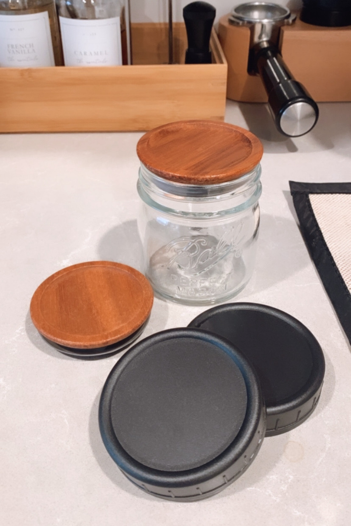 Aesthetically pleasing replacement lids for mason jars that don’t rust 

#LTKstyletip #LTKfamily #LTKhome