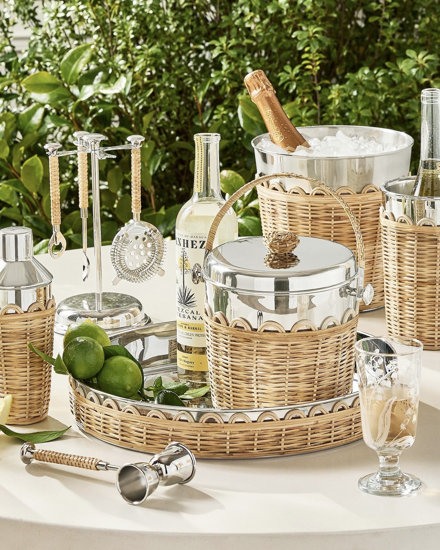 The Pottery Barn x Monique Lhuillier Antibes Rattan Barware, Home and Hosting collection is now on clearance!! Up to 51% off what’s left in stock 🤍🛒 

Love this collection of coasters, placemat chargers, napkin rings, cocktail accessories, bar essentials & more! 

@Pottery Barn

#LTKSaleAlert #LTKHome #LTKSeasonal