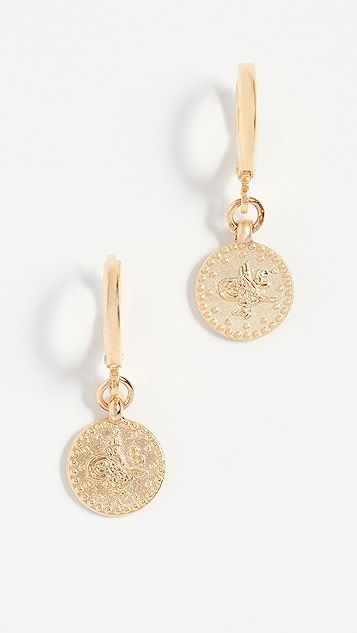 Coin Huggie Earrings | Shopbop