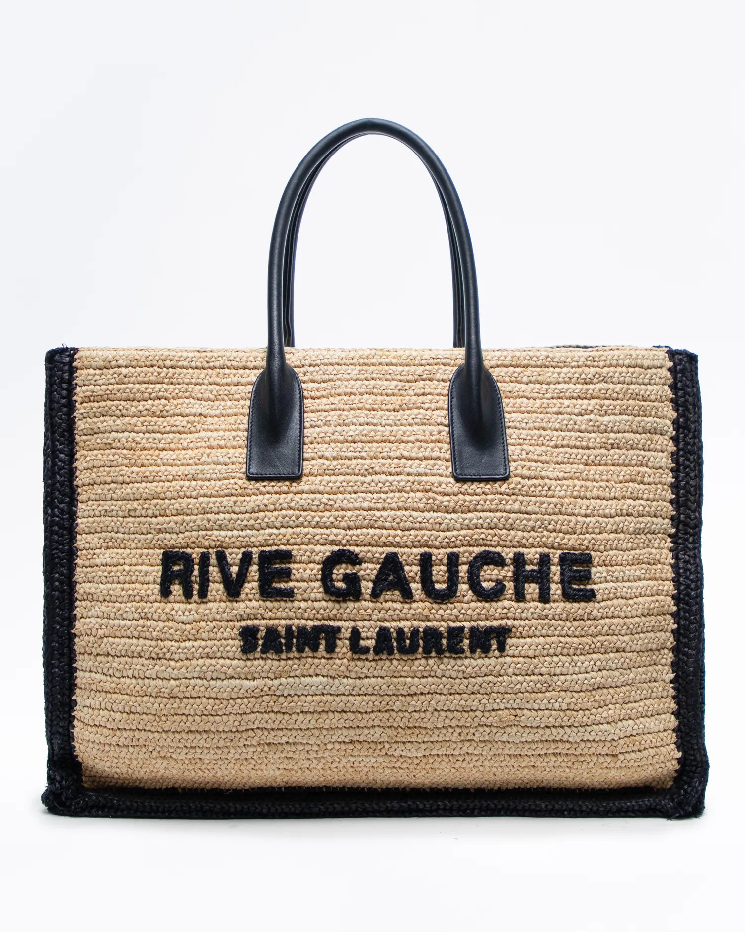 Raffia Rive Gauche Large Tote Bag | Vivrelle