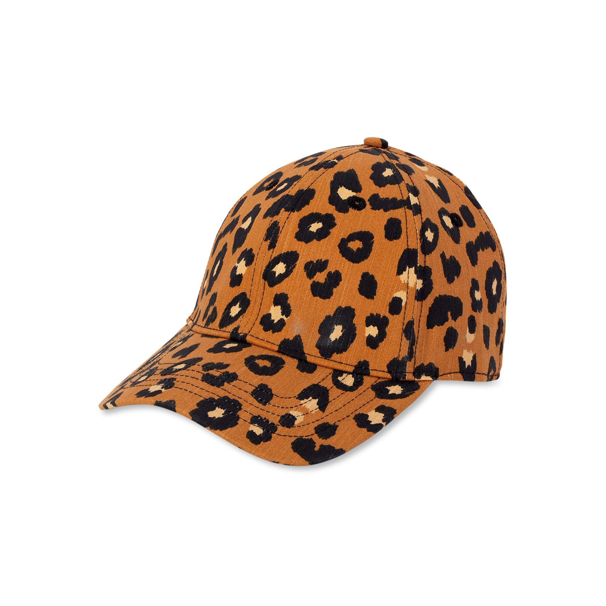 Time and Tru Ladies Leopard Print Cap | Walmart (US)