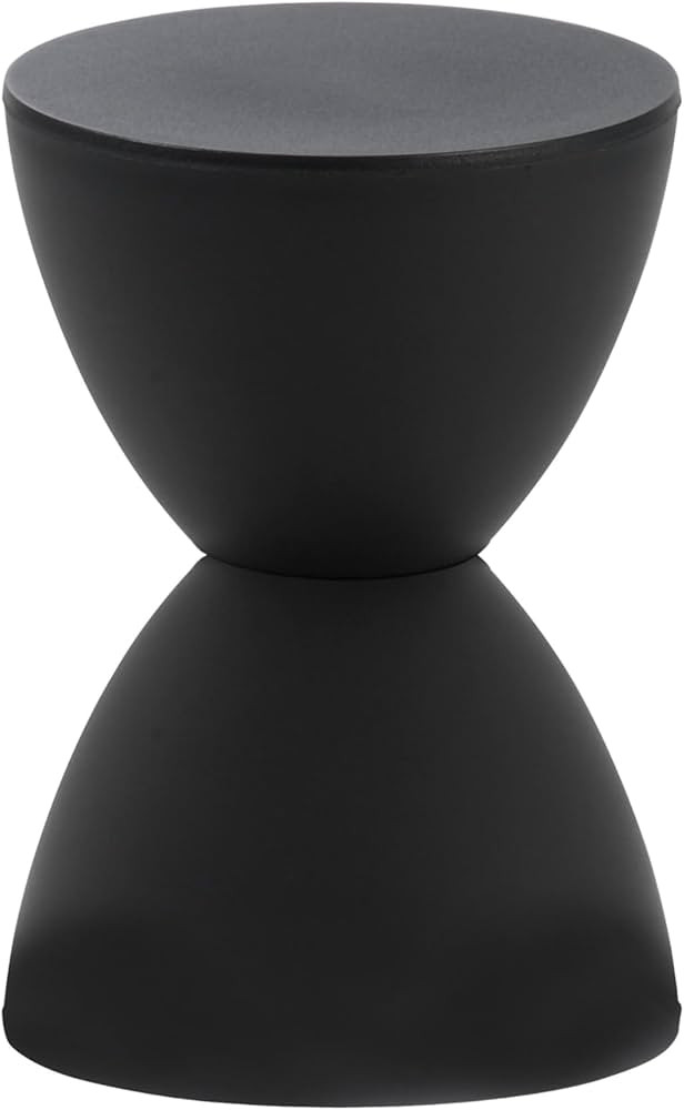 EURO STYLE Sallie Indoor/Outdoor Stool in Black, Weather-Resistant, 4200 Hours UV Protection, Per... | Amazon (CA)