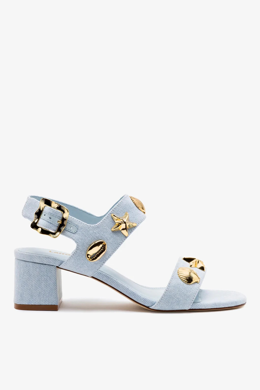 Madison Block In Maya Denim | Larroude