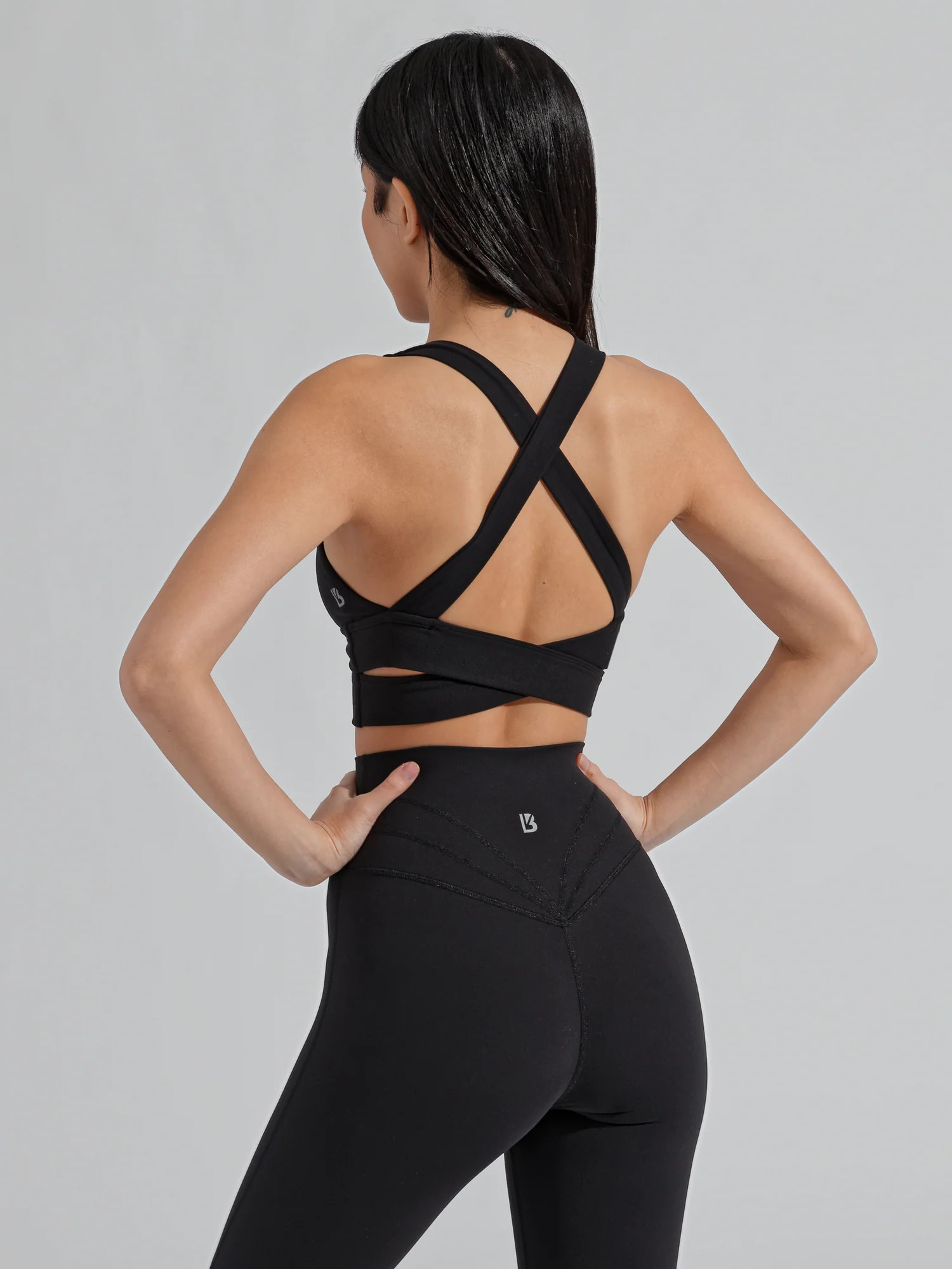 Alpha Sports Bra - Onyx Black | Buffbunny