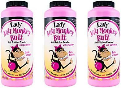 Lady Anti Monkey Butt | Women's Body Powder | Prevents Chafing and Absorbs Sweat | Talc Free | 6 ... | Amazon (US)