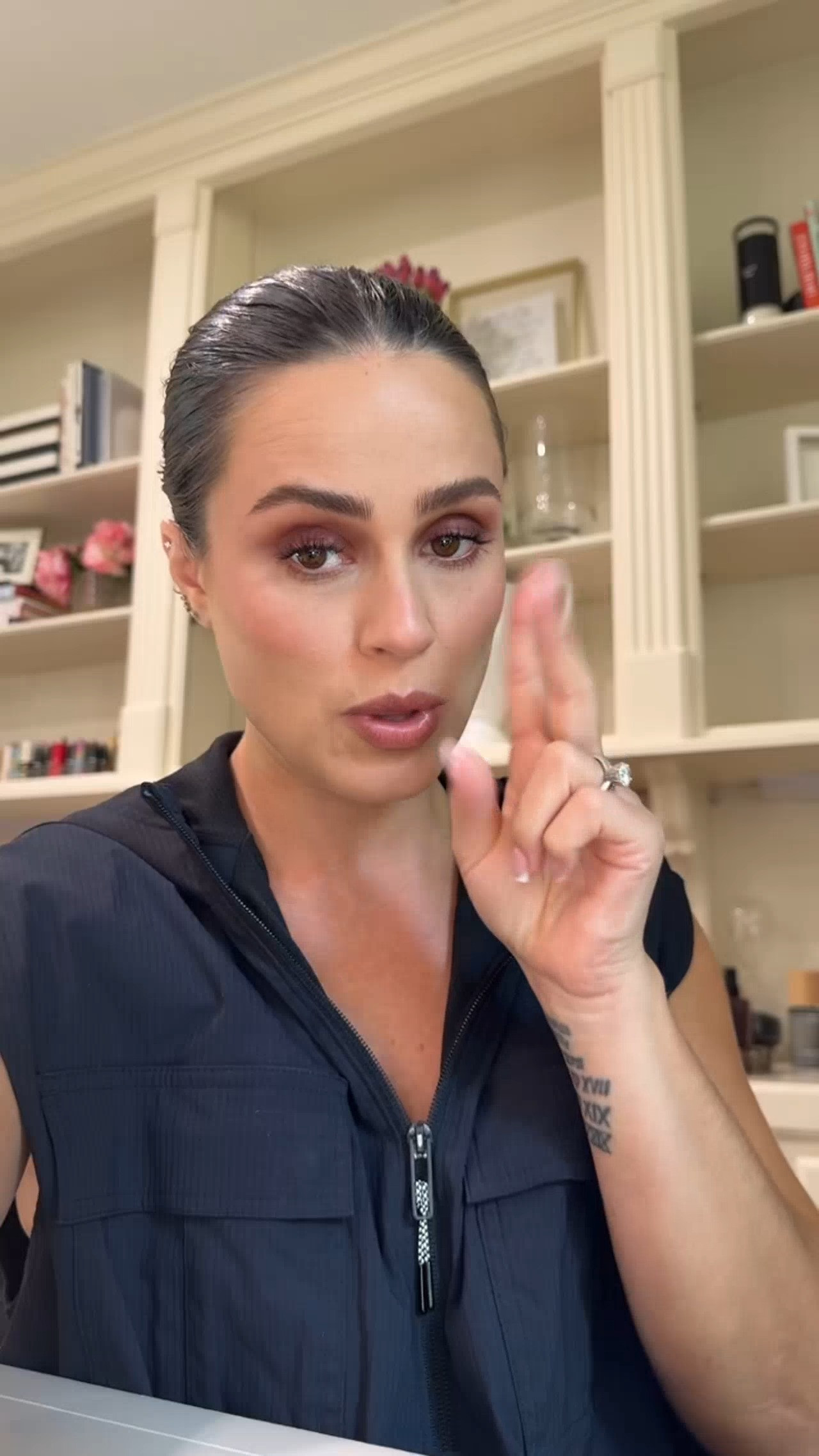 For the woman with nine minutes and a carpool line. Pick one matte shadow in a medium-deep brown or taupe. Press it onto your lid with your finger. Blend the edge up toward the crease with a fluffy brush until there's no hard line. Take what's left on the brush and smudge it along the lower lash line. Finish with mascara. One color gives you plenty of depth, and nobody will know it took three minutes. 

 #LTKBeauty
