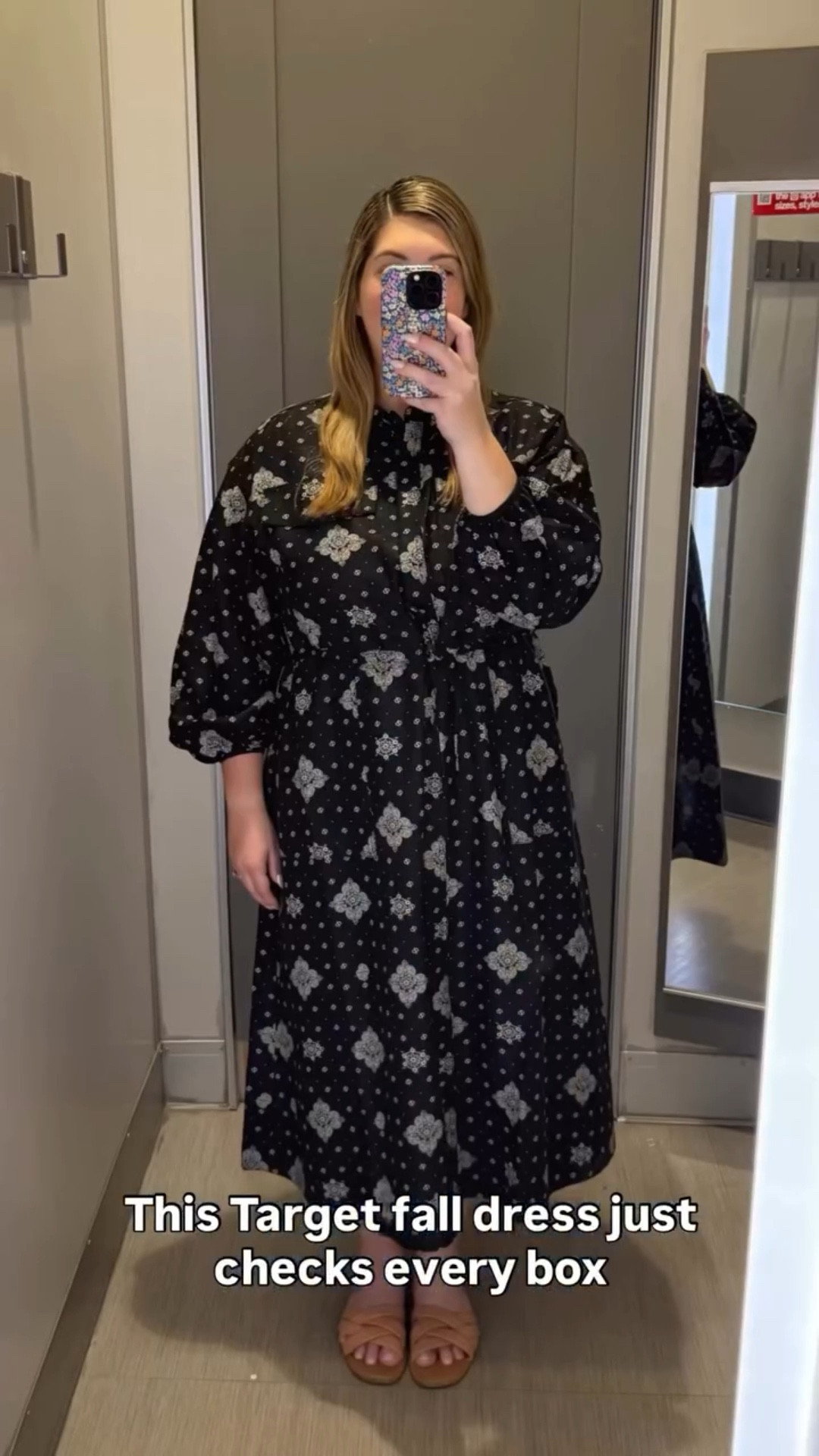 This Woolrich x Target bandana-print midi dress is that wear-anywhere fall outfit you’ll reach for again and again 🍂 #CommissionsEarned #TargetPartner 

✨ Why it’s trending:
– Long sleeves + soft lyocell twill = perfect for cooler days
– Button-down detail + pockets (yes, real pockets!)
– Size-inclusive: XS–4X (runs a bit big, so I’d size down)
– Effortlessly goes from work to weekend to everything in between

How I’d style it ⤵️
👢 Tall boots + belt = polished work look
👟 Sneakers + denim jacket = casual everyday
🧥 Trench or cardigan = cozy layered vibe

All sizes are in stock right now but selling fast!

Follow @sparklinginstyle for Target finds + cozy fall outfits 🤍

#TargetStyle #TargetFinds #WoolrichxTarget #FallOutfitInspo #MidiDress #FallFashion #AffordableStyle #WorkToWeekend #SizeInclusiveStyle #TargetFashion

target fall outfit ideas | Target fall fashion 2025 | Woolrich x Target dress | bandana print midi dress | long sleeve dresses for work | fall dress outfit inspo | size inclusive Target finds | affordable fall outfit ideas