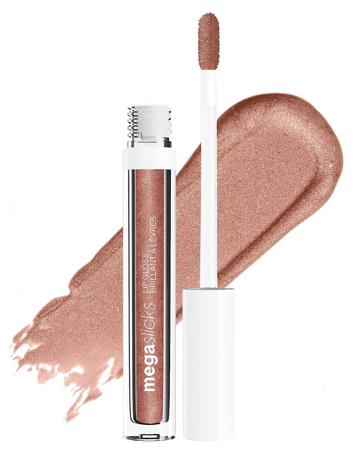 Wet n Wild Mega Slicks Lip Gloss | Long Lasting | Hyaluronic Acid | High Shine | Bronzed Berry | Amazon (US)