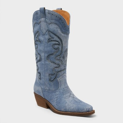 Women’s Wynn Boots with Memory Foam Insole - Wild Fable™ Blue 9.5 | Target