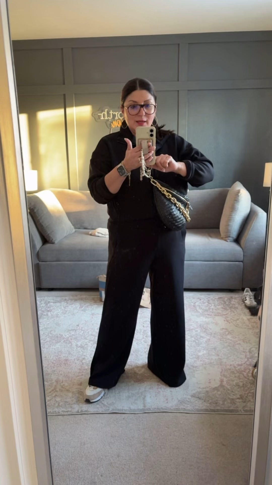 Spanx track jacket and track pants (wearing an XL in both), Clare V bag & chain, Nikes 

Use code LESLIXSPANX for 15% off + free shipping for new customers


#LTKMidsize #LTKSaleAlert #LTKOver40