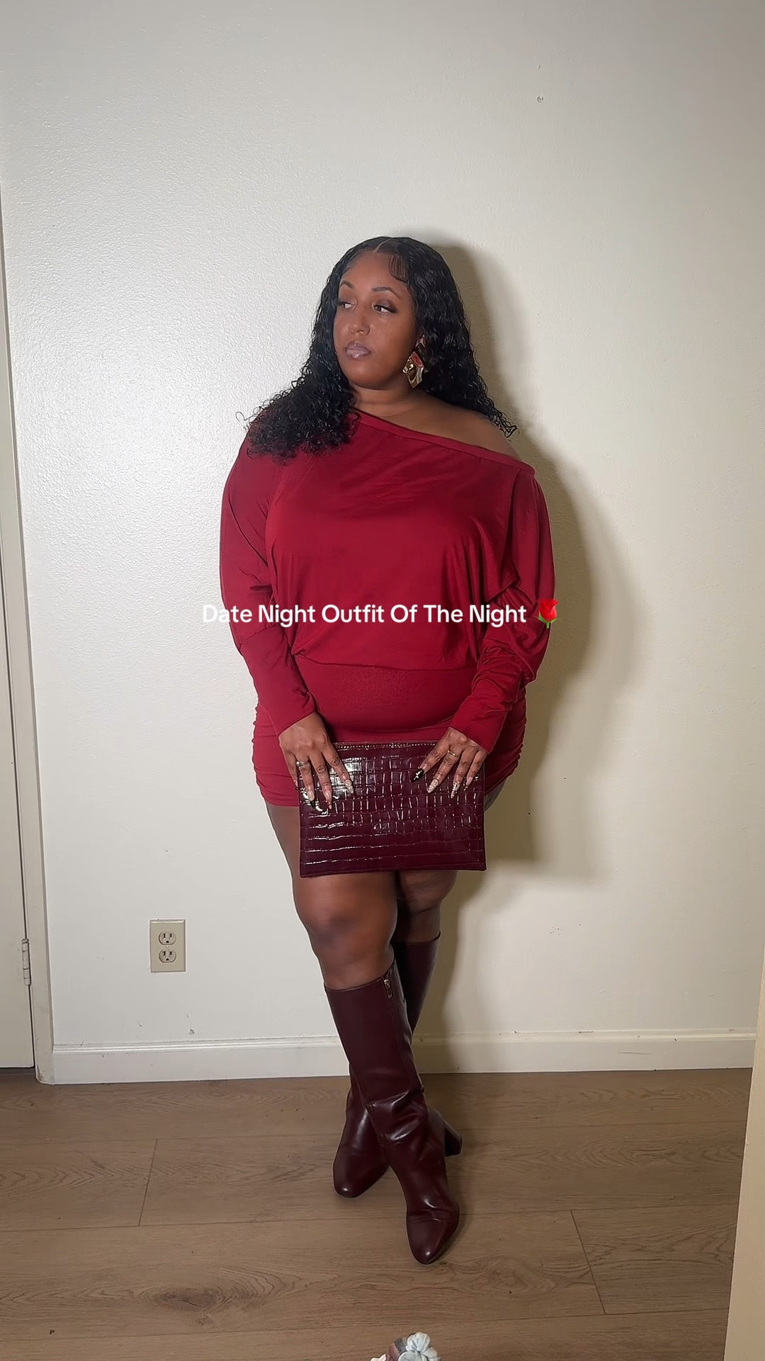Date Night Outfit 🌹

Boots & Clutch from @amazonfindsandfashion 
Dress from Tik Tok Shop direct link : https://www.tiktok.com/t/ZThbMVncL/

#LTKootd #LTKgrwm #LTKPlusSize