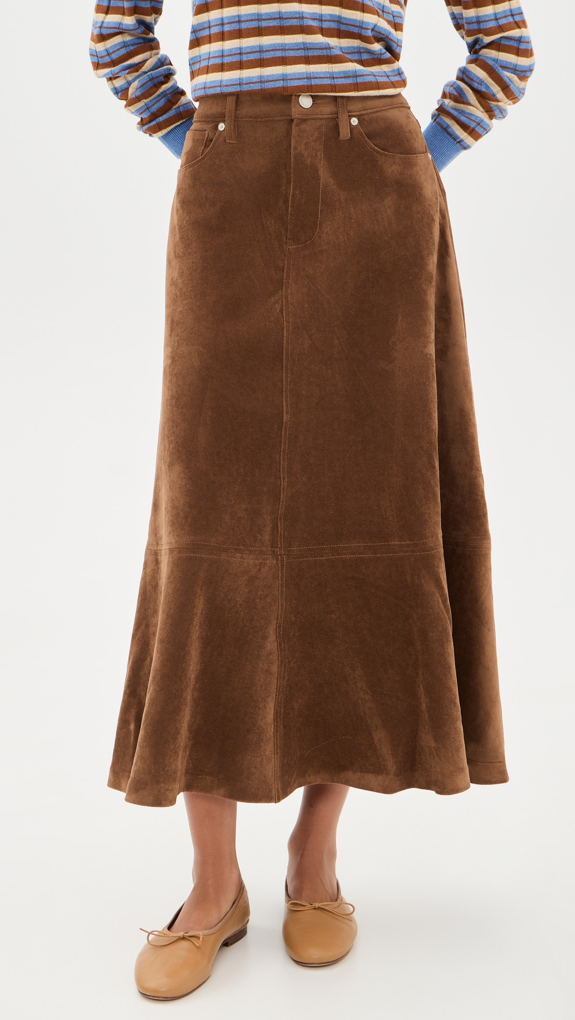 BLANKNYC Morning Brew Faux Suede Skirt Morning Brew 29 | Shopbop